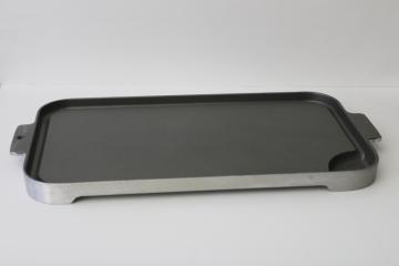catalog photo of Chef Way heavy cast aluminum griddle pan for stove or camp kitchen