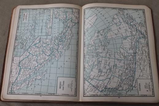 photo of Chicago World's Fair Century of Progress 1933 World Atlas w/ vintage maps #10