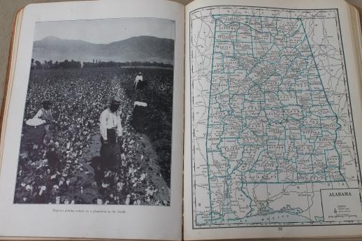 photo of Chicago World's Fair Century of Progress 1933 World Atlas w/ vintage maps #12