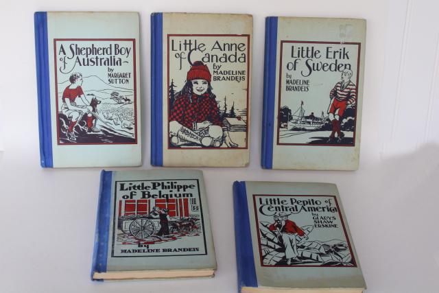 photo of Children of the world story books, 30s 40s vintage photos Sweden Canada Australia etc #1