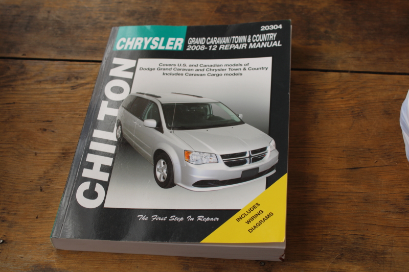 photo of Chilton repair manual Chrysler Town & Country Dodge Grand Caravan 2008 2012  #1