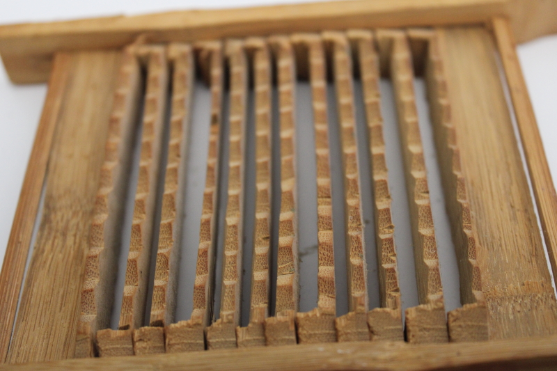 photo of Chinese ginger grater handmade of natural bamboo wood, simple and zen #4