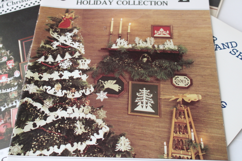 photo of Christmas Scherenschnitte silhouette garland designs paper cutting books & papers lot parchment & foil  #2
