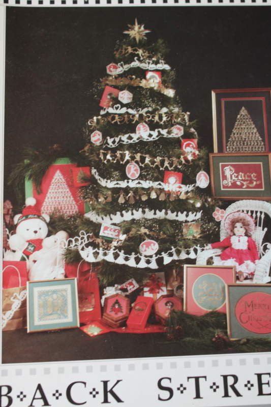 photo of Christmas Scherenschnitte silhouette garland designs paper cutting books & papers lot parchment & foil  #3
