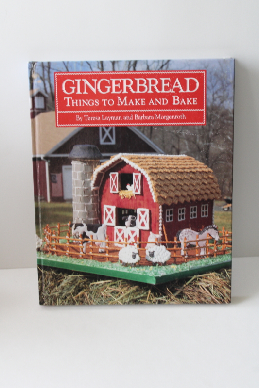 photo of Christmas cookbook Gingerbread houses barns & buildings to make, patterns, tips and recipes #1