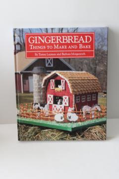 catalog photo of Christmas cookbook Gingerbread houses barns & buildings to make, patterns, tips and recipes 