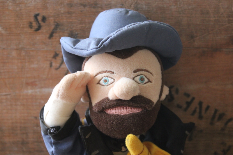 photo of Civil War uniform Ulysses S Grant US president Creation Station beanie sized doll historical figure #2