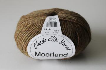 catalog photo of Classic Elite Yarns Moorland mossy brown heather wool alpaca acrylic blend 