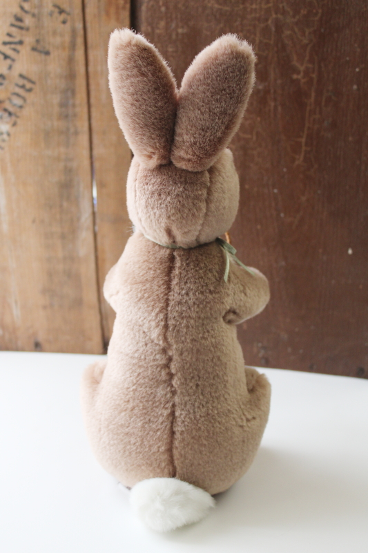 photo of Classic Pooh stuffed animal, Rabbit w/ Easter basket, Disney Gund plush bunny toy  #7