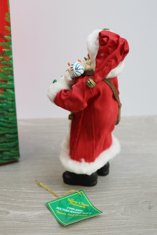 photo of Clothtique Possible Dreams Santa and Friends snowman babies figurine in box, vintage 1999 #3