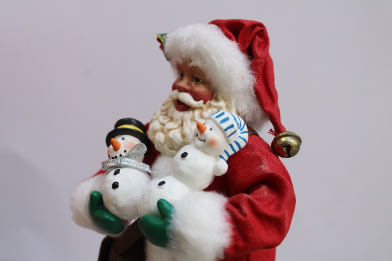 photo of Clothtique Possible Dreams Santa and Friends snowman babies figurine in box, vintage 1999 #5