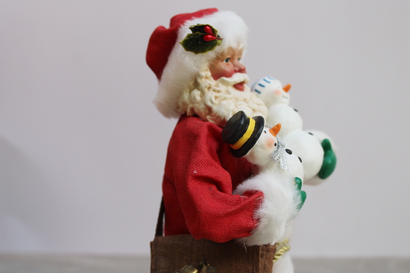 photo of Clothtique Possible Dreams Santa and Friends snowman babies figurine in box, vintage 1999 #6