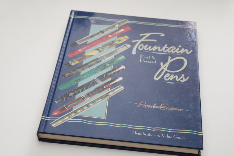 photo of Collectors Fountain Pens Past and Present identification and value guide vintage book #1