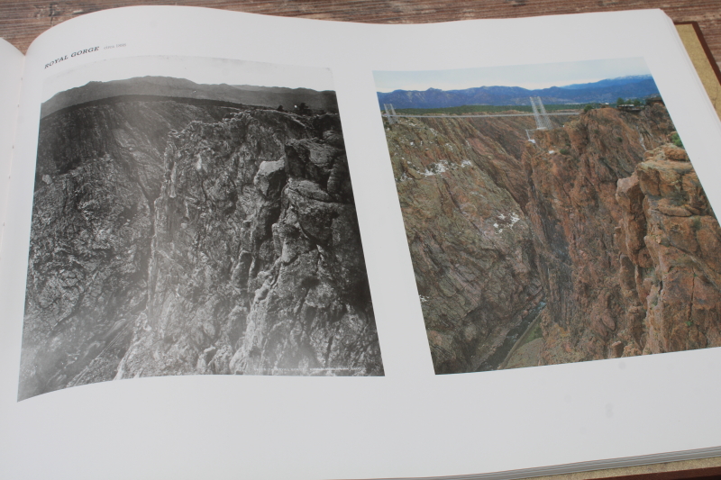 photo of Colorado 1870 - 2000 huge coffee table book art photography, then & now photos  #5