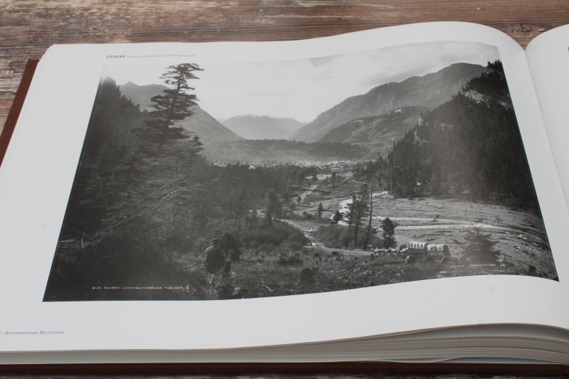 photo of Colorado 1870 - 2000 huge coffee table book art photography, then & now photos  #6
