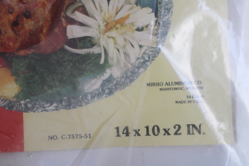 photo of Comet Bake Rite label new in package vintage Mirro aluminum white teflon nonstick baking pan #3