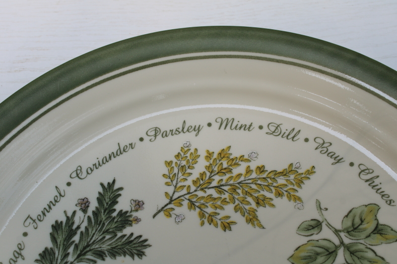 Corelle Thymeless Herbs pattern dinner plates set of 4, vintage country ...