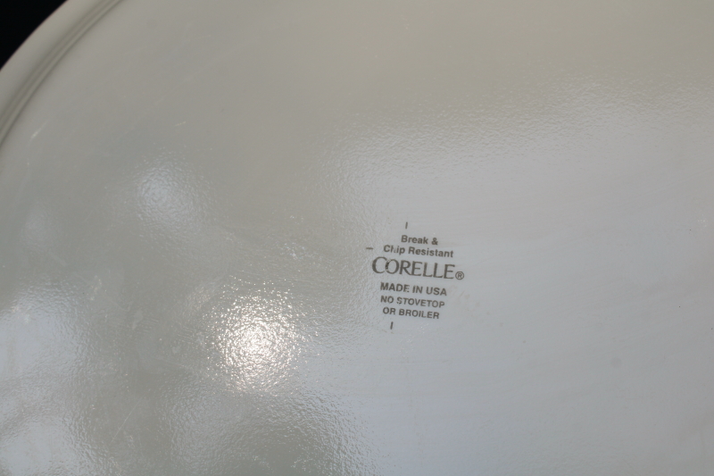 Corelle Thymeless Herbs pattern dinner plates set of 4, vintage country ...