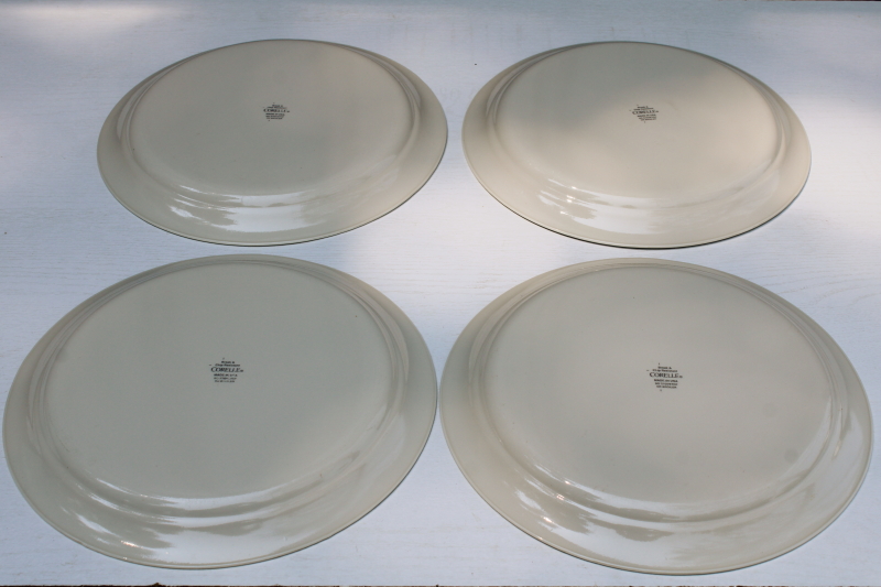 Corelle Thymeless Herbs pattern dinner plates set of 4, vintage country ...