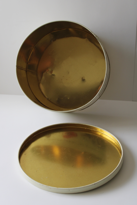 photo of Country Diary of an Edwardian Lady nature art print tin, large round cake box vintage  #2