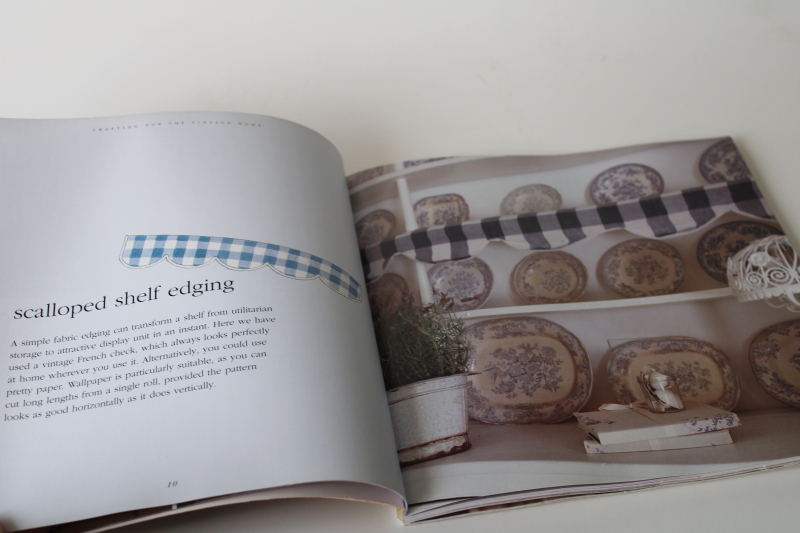 photo of Country Living Crafting Vintage Style book, sewing inspiration farmhouse style decor  #3