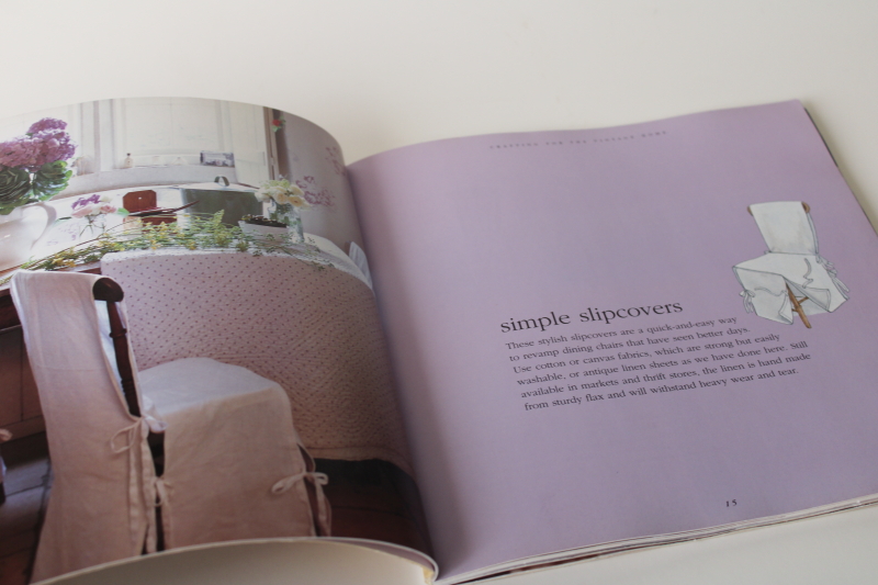 photo of Country Living Crafting Vintage Style book, sewing inspiration farmhouse style decor  #4