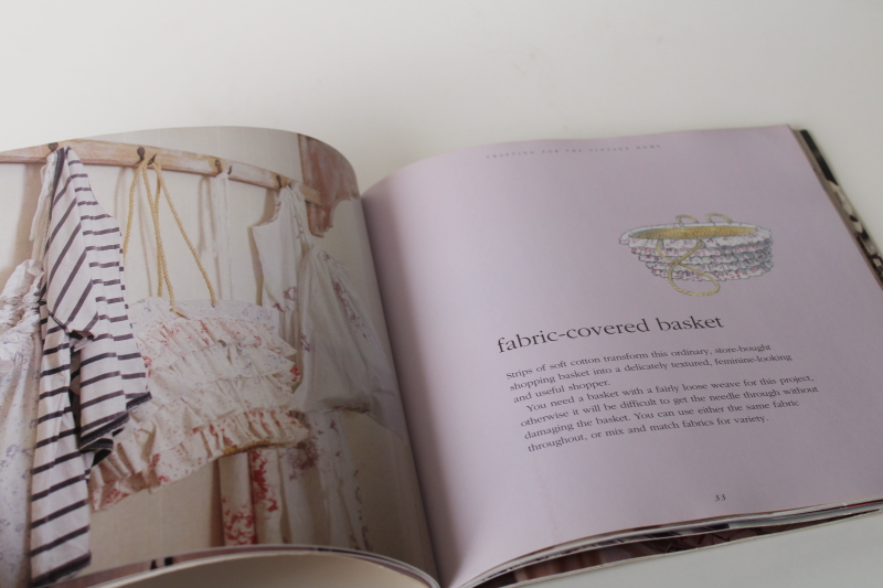 photo of Country Living Crafting Vintage Style book, sewing inspiration farmhouse style decor  #5