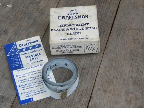 photo of Craftsman measuring tape replacement part No 3919 Vintage Sears tool #1