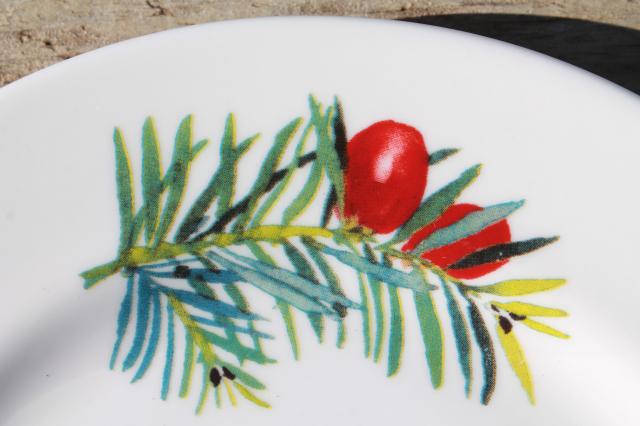 photo of Crate & Barrel Christmas holiday berry china plates, Mary Woodin Crate and Barrel #8