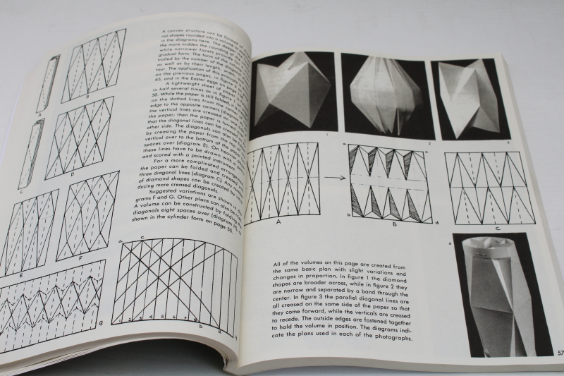 photo of Creating With Paper Pauline Johnson 1950s MCM designs w/ patterns, 90s vintage Dover edition  #4