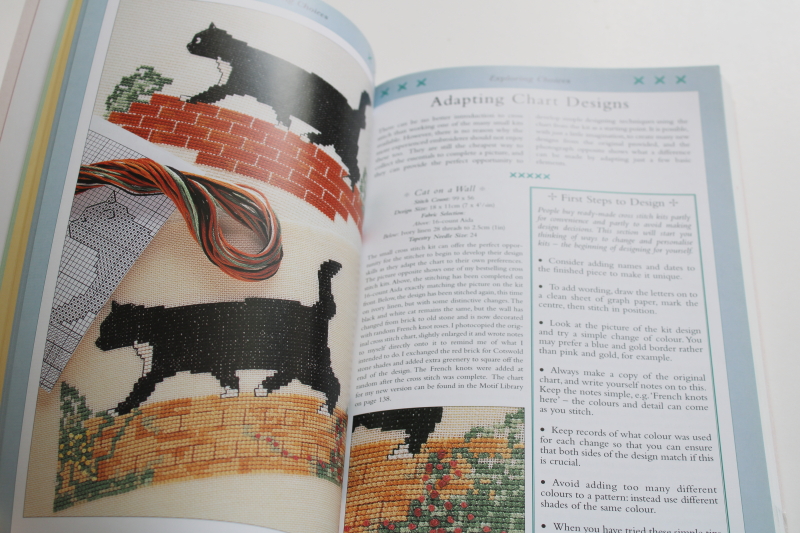 photo of Cross Stitcher's Bible, encyclopedia of embroidery stitches, charted designs  #4