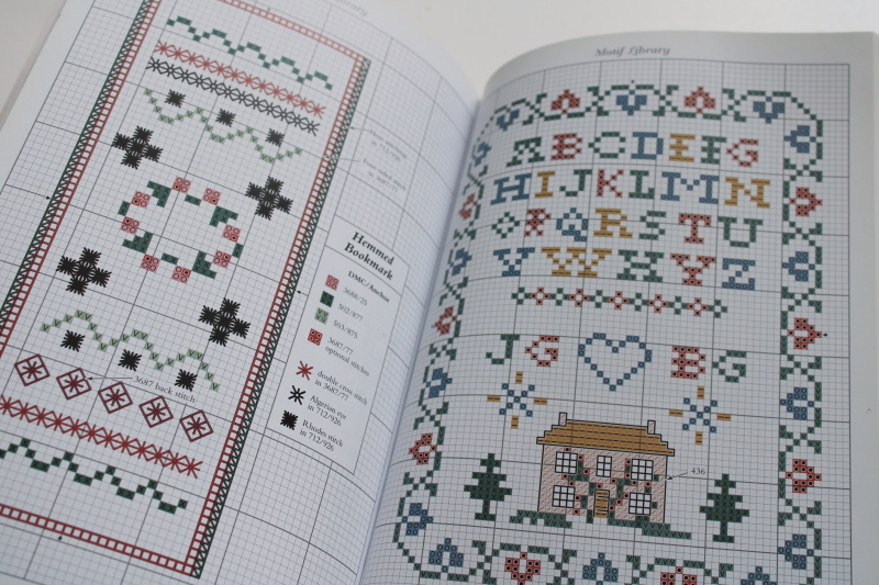 photo of Cross Stitcher's Bible, encyclopedia of embroidery stitches, charted designs  #5