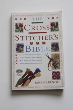 catalog photo of Cross Stitcher's Bible, encyclopedia of embroidery stitches, charted designs 