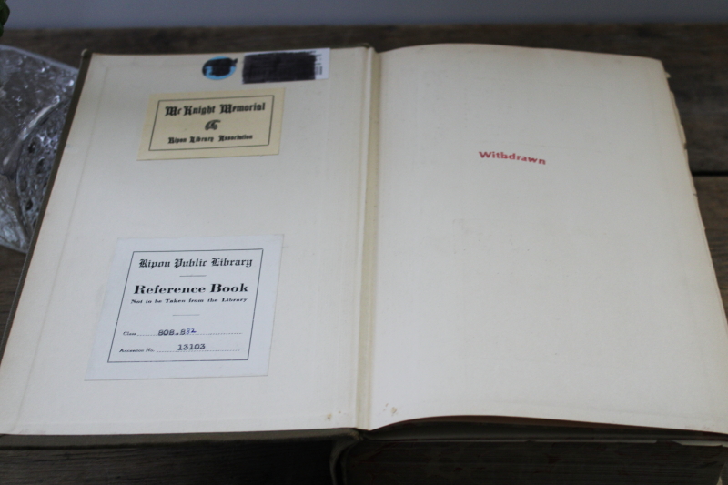 photo of Cyclopedia of Quotations very old very big old book of famous quotes  #4