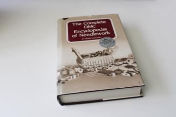 DMC Encyclopedia of Needlework, 1970s vintage reprint 1870s lacemaking, embroidery & fancywork