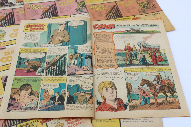 photo of Dairy Comics lot milk promotional comic books late 60s or 70s vintage #7