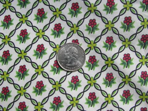 photo of Daisy Mae vintage Waverly print cotton chintz fabric, 7+ yards #1