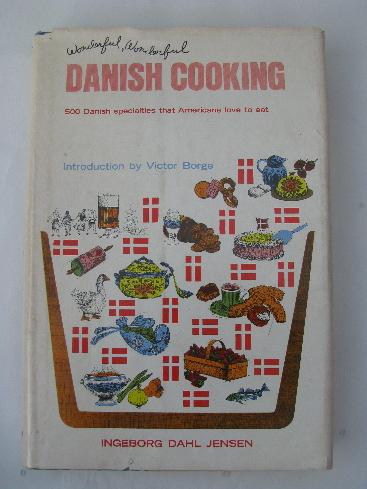 photo of Danish Cooking w/ 500 recipes, vintage 1960s cook book #1