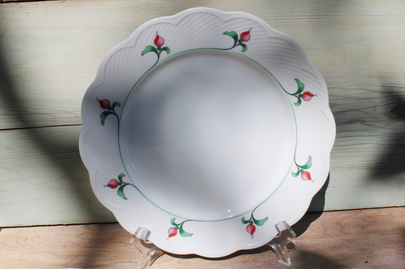 photo of Dansk Rosebud pattern vintage china dinner plate made Japan vintage replacement #1