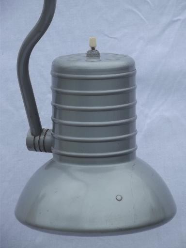 photo of Dazor floating fixture work light, vintage industrial floor lamp  #8