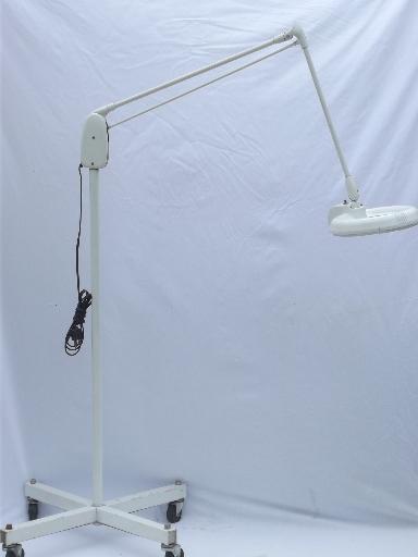 photo of Dazor magnifier work light M-1450-H, vintage industrial  Dazor floating fixture #1