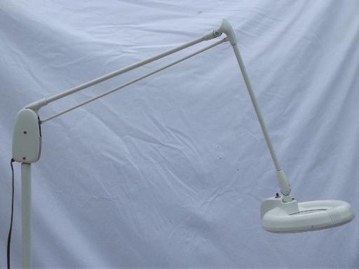 photo of Dazor magnifier work light M-1450-H, vintage industrial  Dazor floating fixture #2