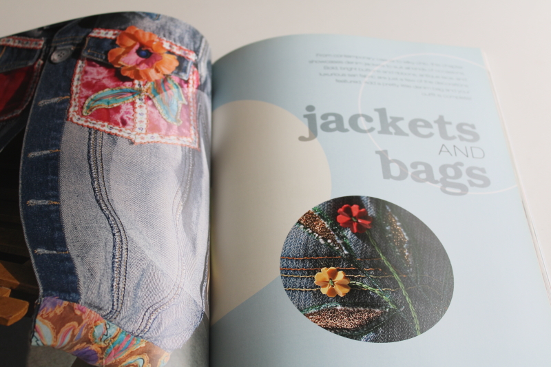 photo of Denim embellishing book of creative designs & ideas for jeans, jackets, upcycling clothes  #3