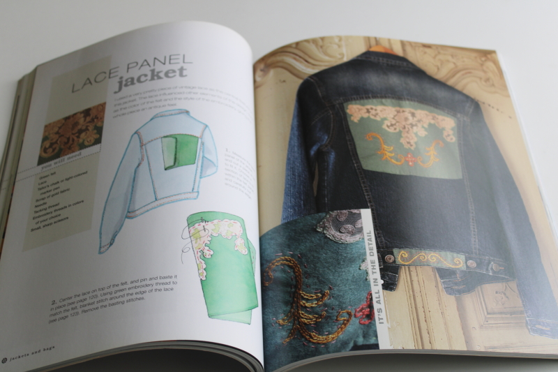 photo of Denim embellishing book of creative designs & ideas for jeans, jackets, upcycling clothes  #4