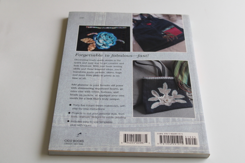 photo of Denim embellishing book of creative designs & ideas for jeans, jackets, upcycling clothes  #6