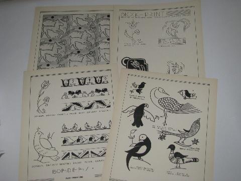 photo of Design Motifs of the Pennsylvania Dutch, Kutztown, 1940's vintage #4