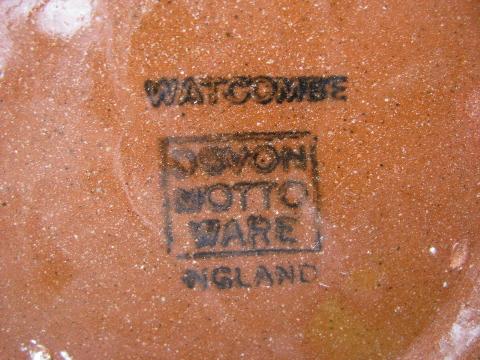 photo of Devon motto ware vintage English teapot - remembrance - Watcombe England #4