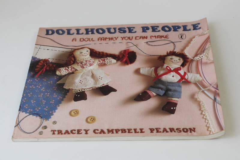 photo of Dollhouse People, doll house miniature dolls patterns to make whole doll family stuffed toys  #1