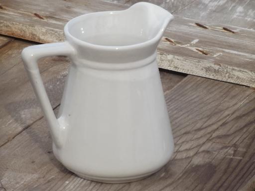 photo of Don't Cry Over Spilled Milk pitcher, vintage Monmouth pottery #3