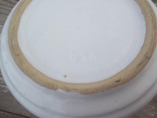 photo of Don't Cry Over Spilled Milk pitcher, vintage Monmouth pottery #6